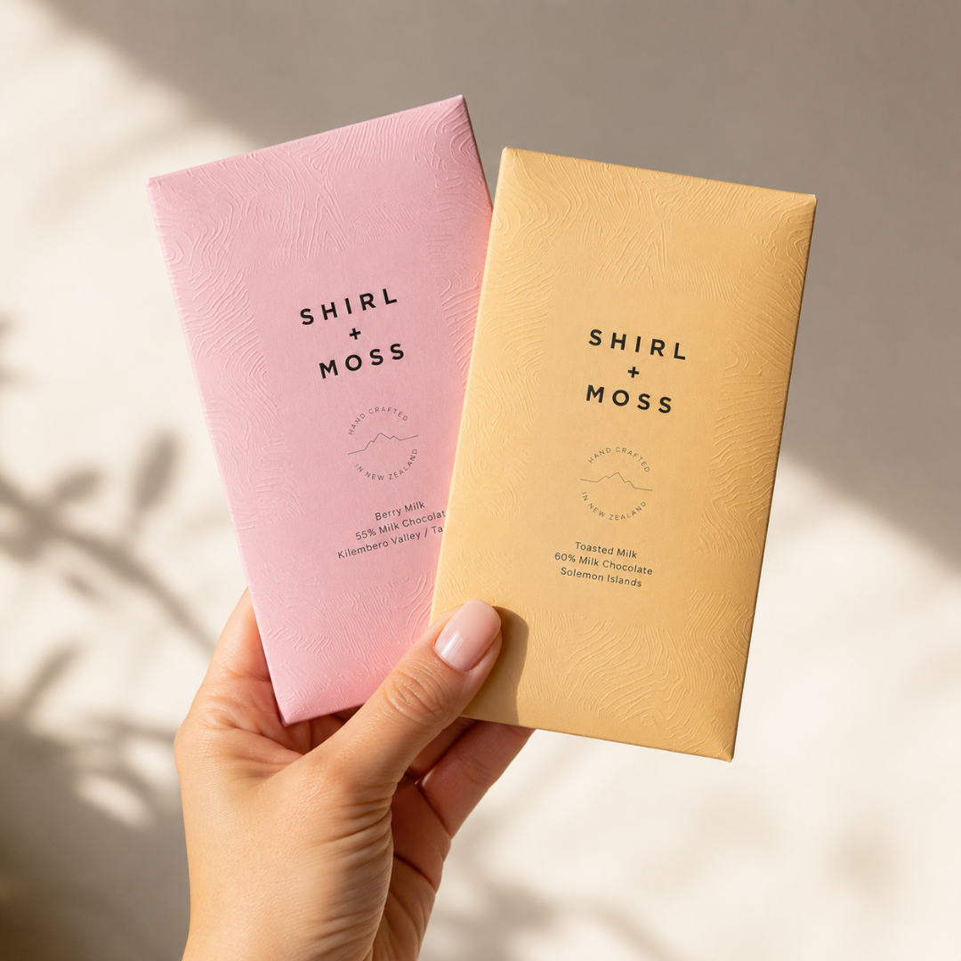 Shirl + Moss Chocolate Bar