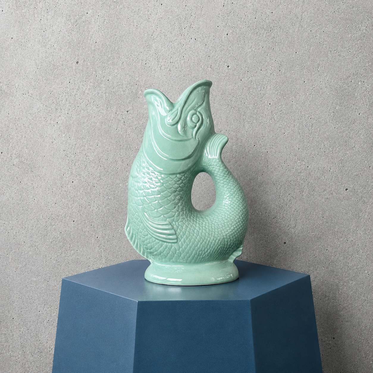 Wade Fish Jug - Sage