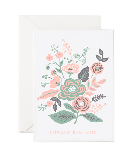 Pastel Congratulations Card – Roses Florist