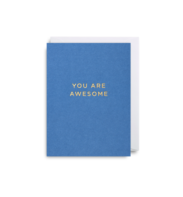 You are awesome card - mini