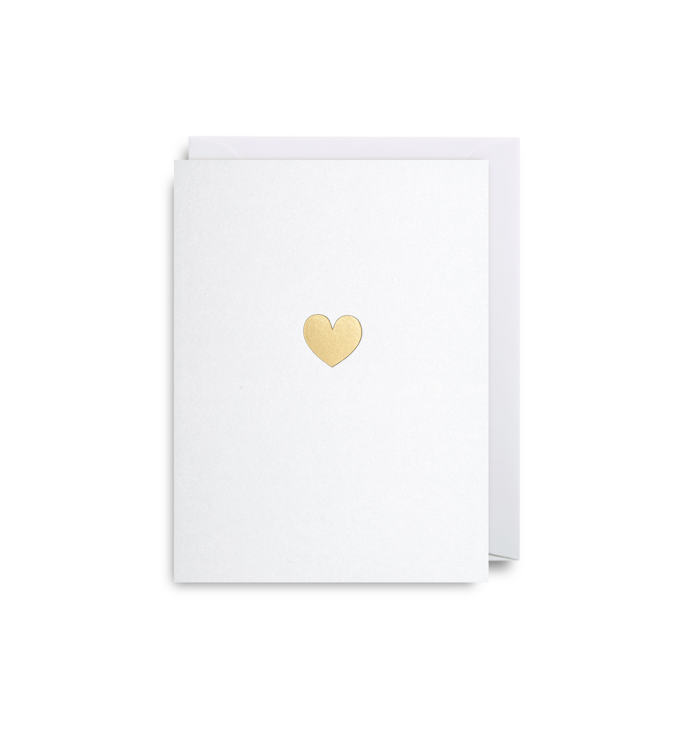 Gold Heart card - mini