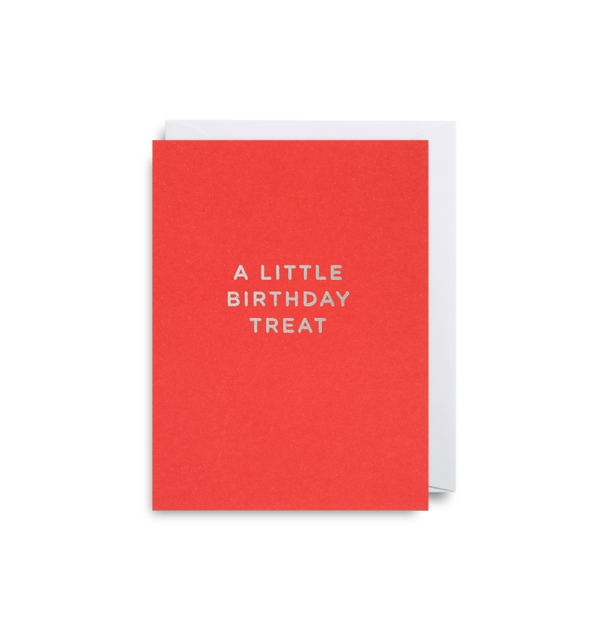 Birthday treat card - mini