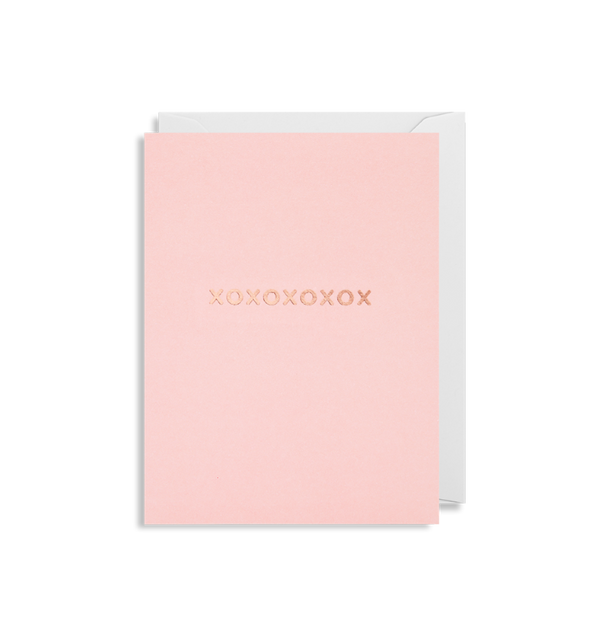 xoxoxoxoxo card - mini