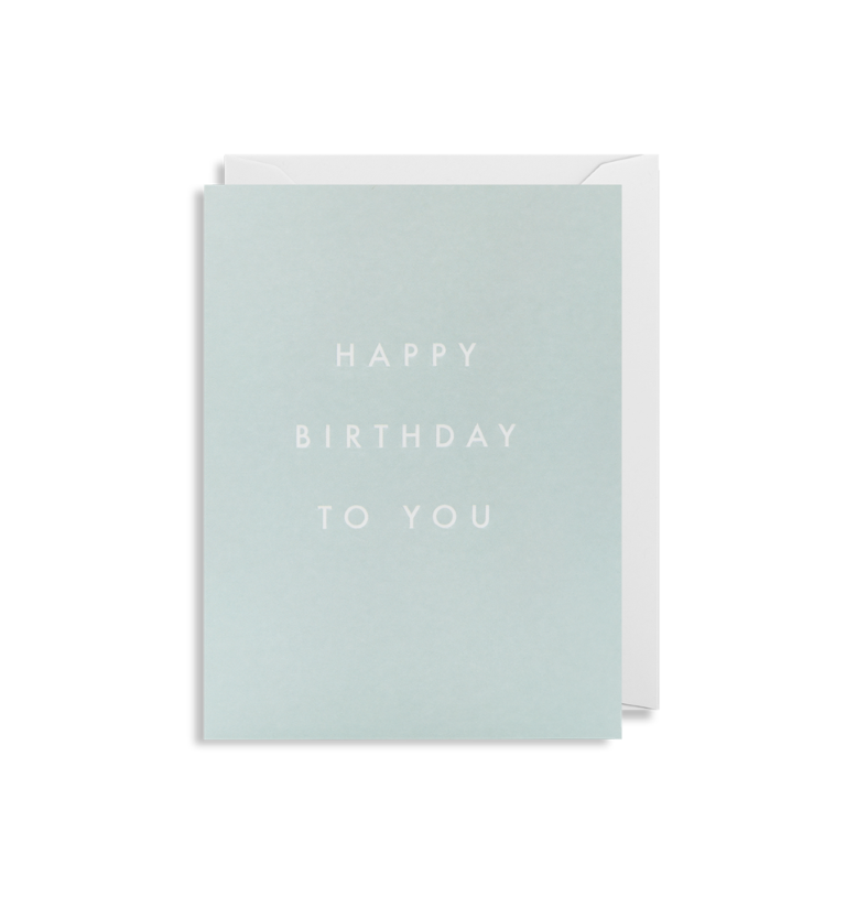 Happy birthday to you card - mini