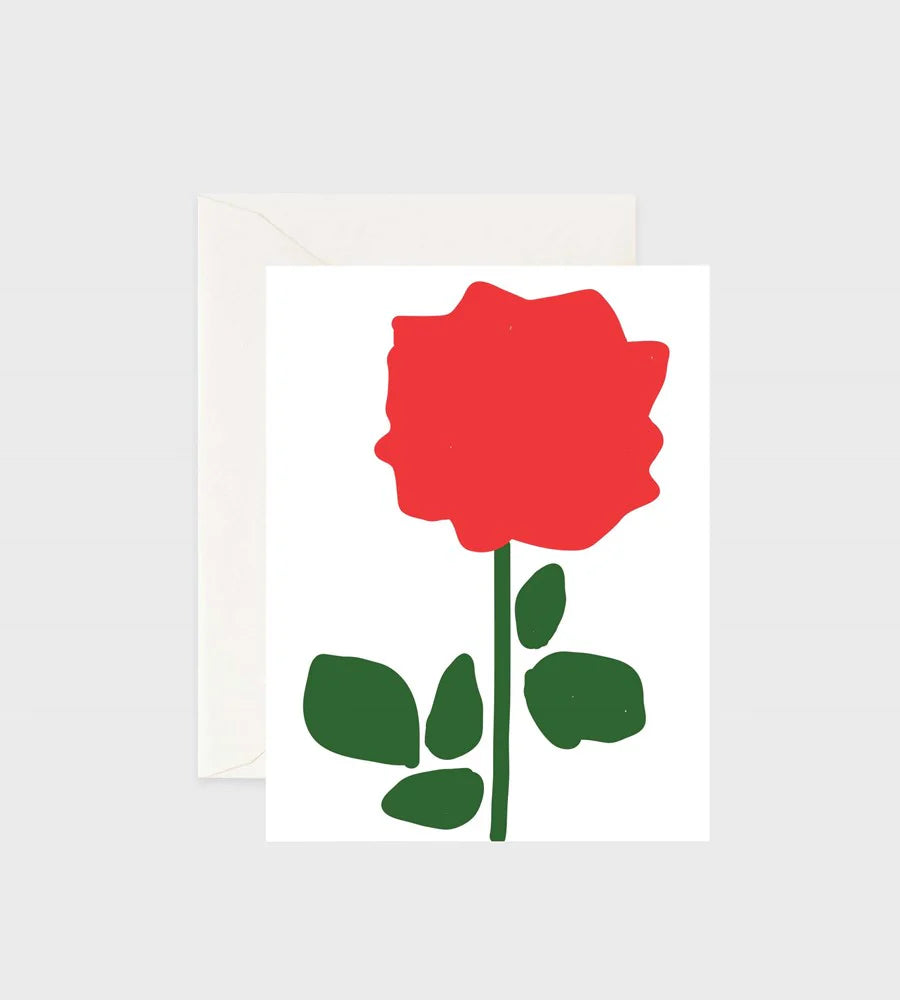 ROSE BLANK CARD