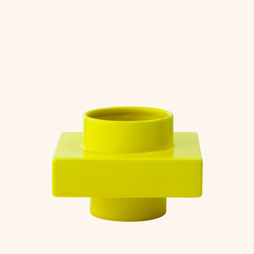 Deko Object Vase - Lemon