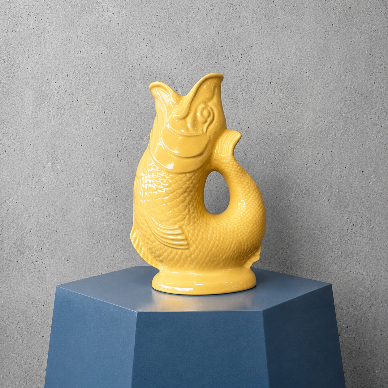 Wade Fish Jug - Yellow
