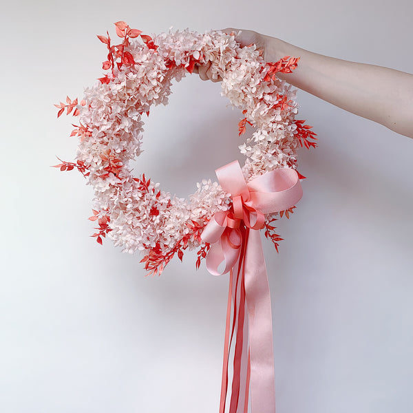Pop of Pink Wreath