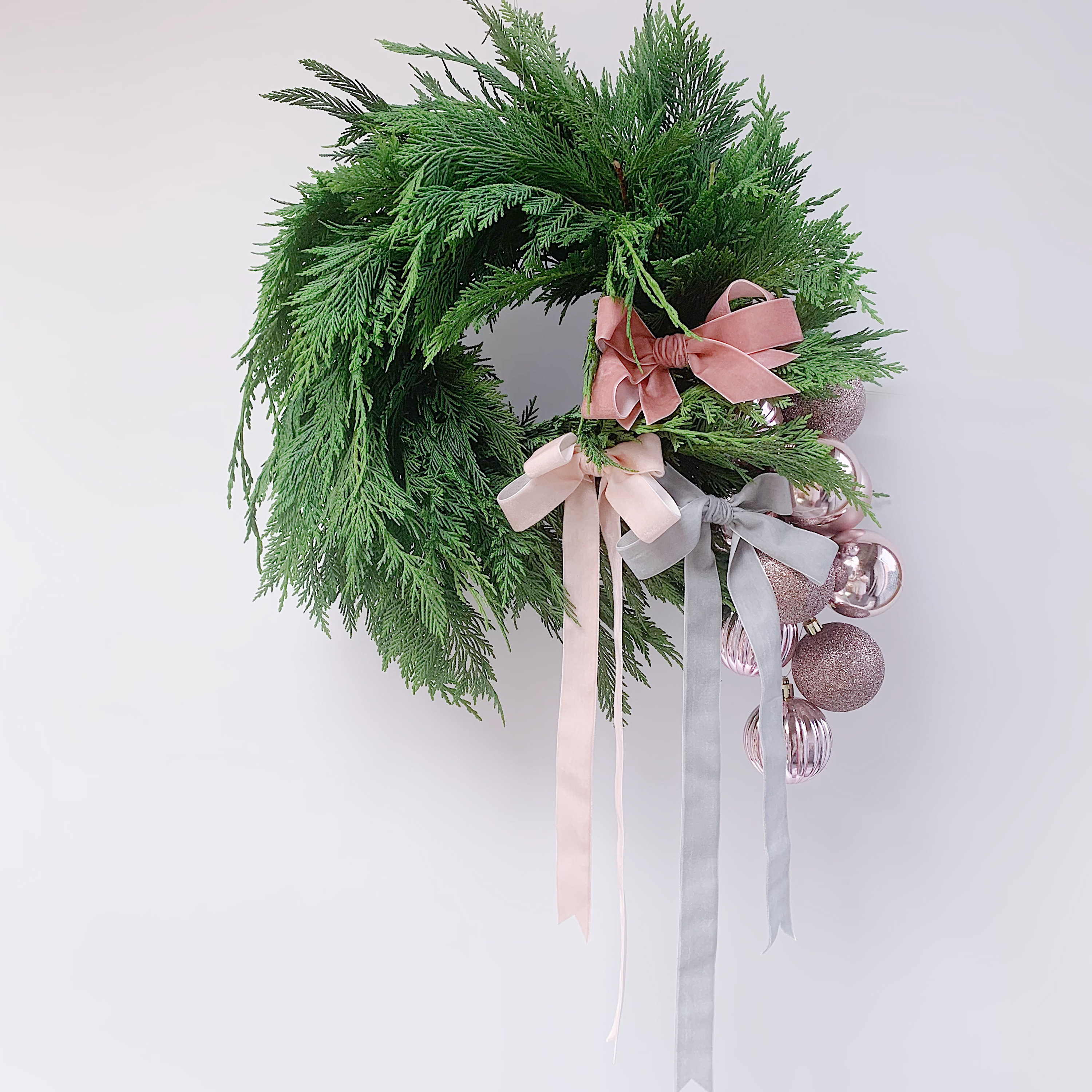 Bow + Bauble Wreath