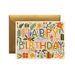 Happy Birthday Floral