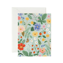 Light Green Floral Card